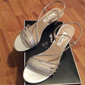 nina gerri evening sandals black